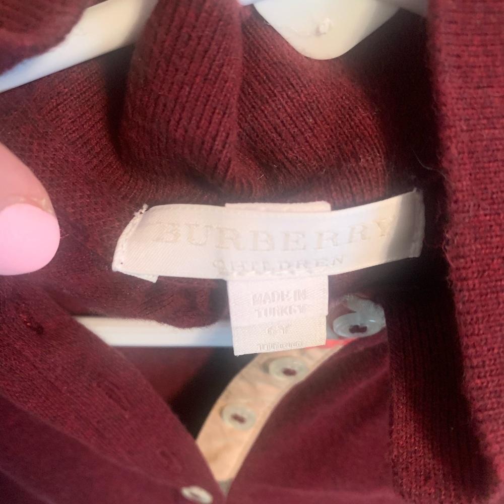 Burberry girls dress, size 6